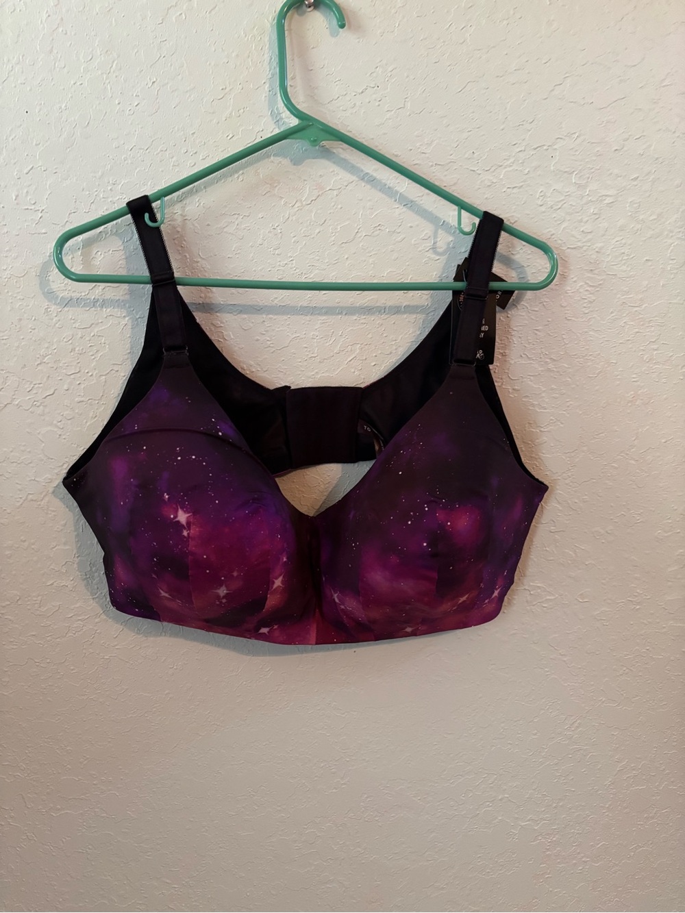 torrid Purple Galaxy Print Full Coverage Sports Bra